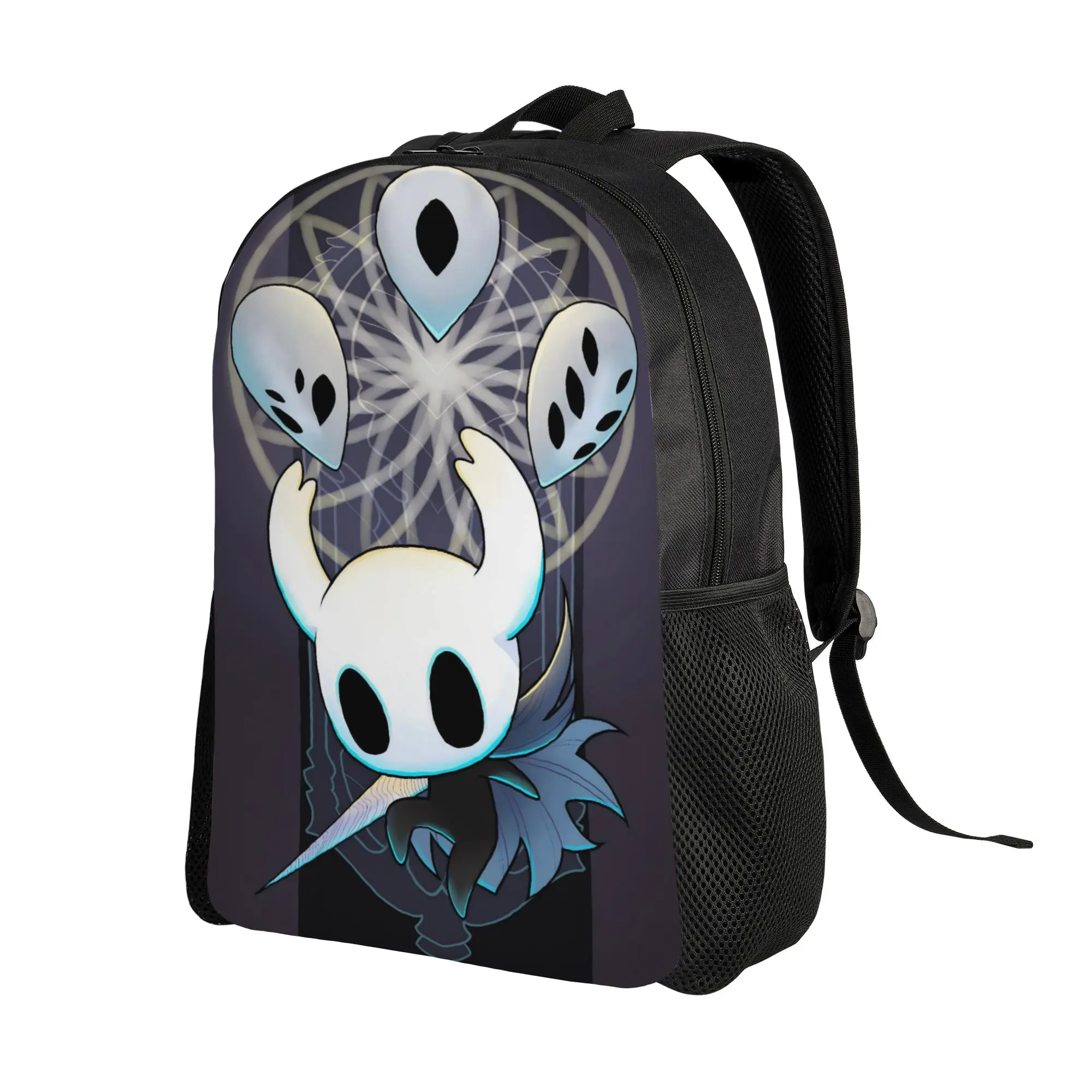 Hollow Knight Video Game Backpack  Camping Backpacks Student Casual School Bags Custom Durable Rucksack