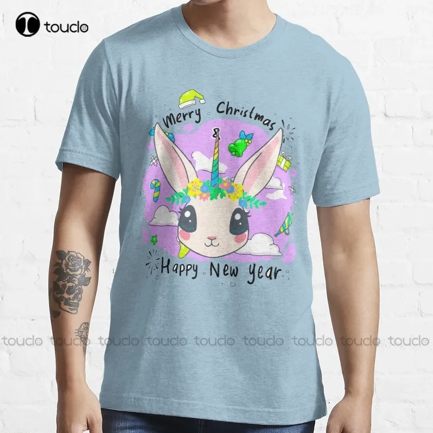 All I Want For Christmas Is A Unicorn T-Shirt Size White Shirt Custom Aldult Teen Unisex Digital Printing Tee Shirt Xs-5Xl