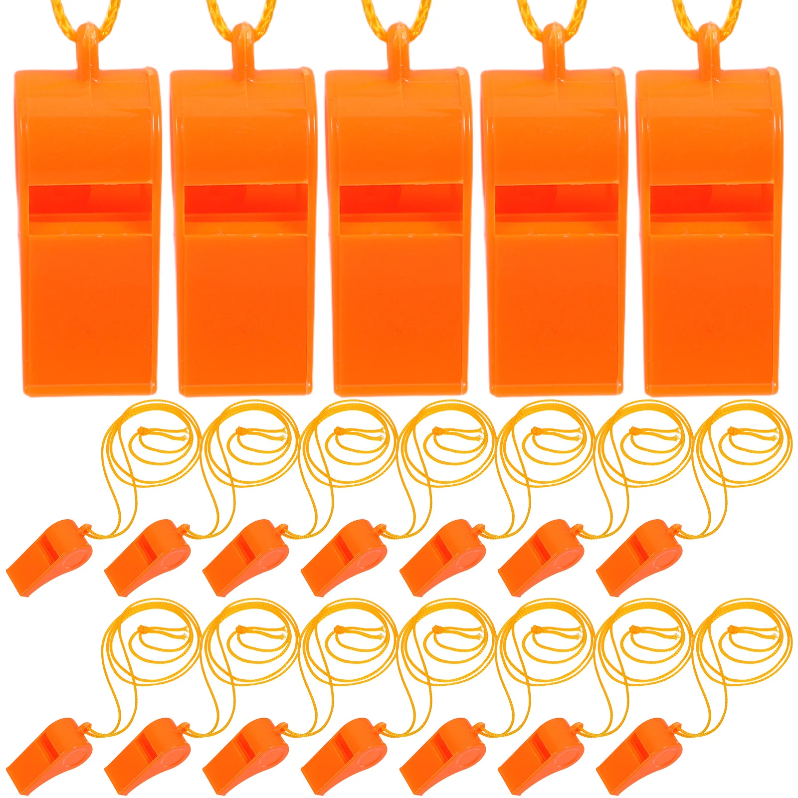 30 قطعة صفارات إنقاذ في الهواء الطلق خفيفة الوزن مقاوم للماء إشارة الطوارئ بصوت عال التخييم التنزه كرة القدم الحكم التدريب السلامة #6