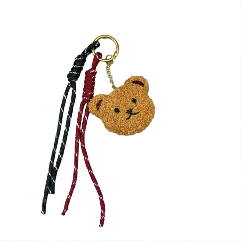 جميل الدب سحر سلاسل المفاتيح لطيف Y2K أفخم حلية قلادة سيارة كيرينغ ظهره الديكور حقيبة سحر مجوهرات فتاة هدية #4