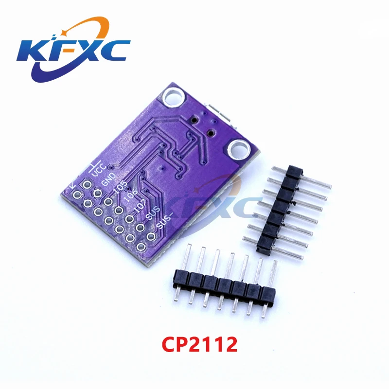 1pcs-10pcs CP2112 Debug Board USB to SMBus I2C Communication Module 2.0 MicroUSB 2112 Evaluation Kit for CCS811 Sensor Module