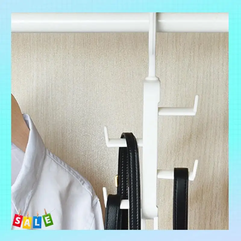 

A56X Bag Storage Tool Wardrobe Storage Multifunctional Hanger No Trace Bag Hanger Coat Rack Door Punch-Free Hook