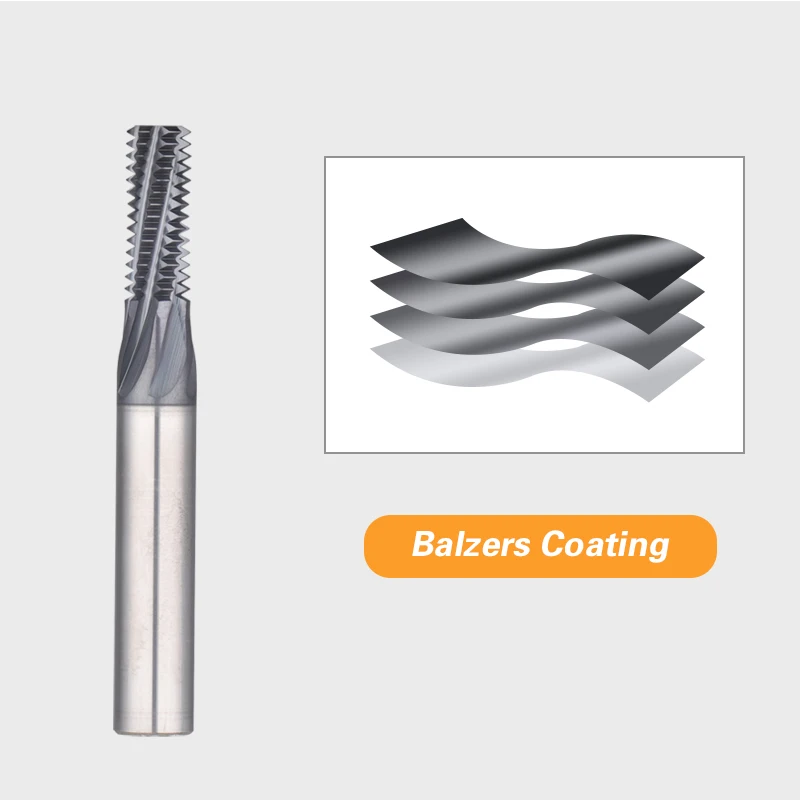 Full-Thread Tungsten Steel Threaded Milling Cutter M3M3.5M4M5M6M8M10M12 Stainless Steel Special 65-Degree Alloy Threaded Cutter