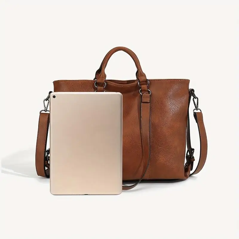 

Fashion Retro Textured Shoulder Bags Korean High Capacity Commuting To Work Versatile Crossbody Bags Tote Bags New Women's Bags