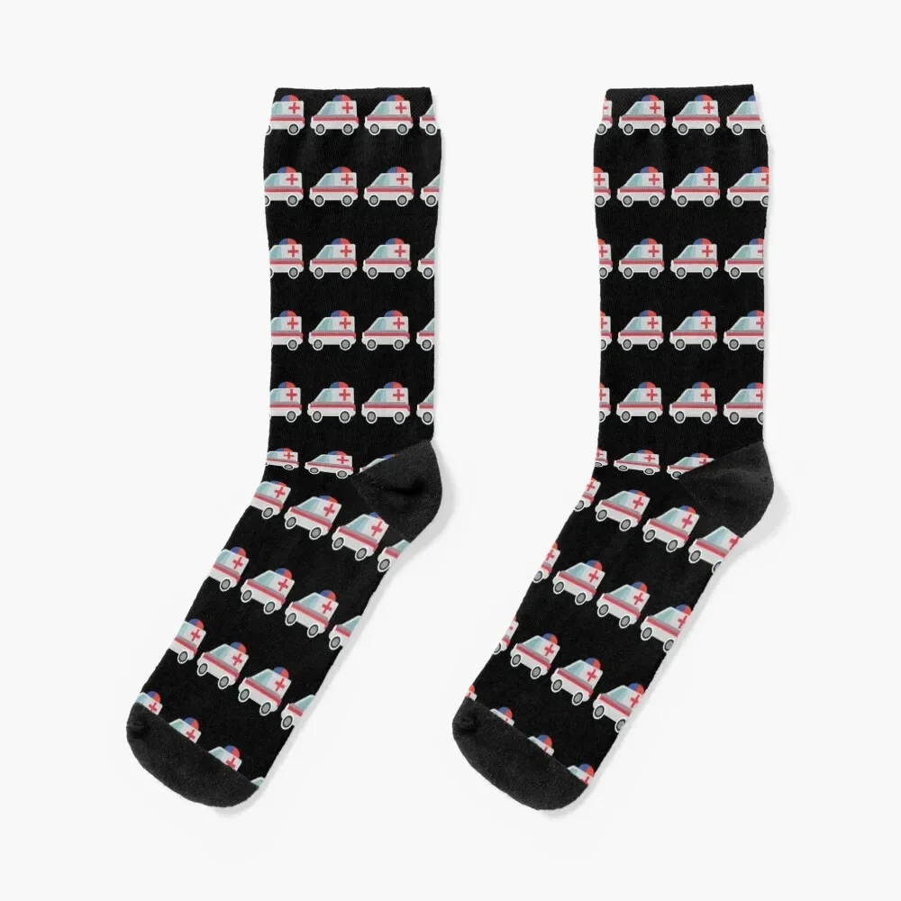 Ambulance Socks loose christmas stocking hockey Socks Female Men's