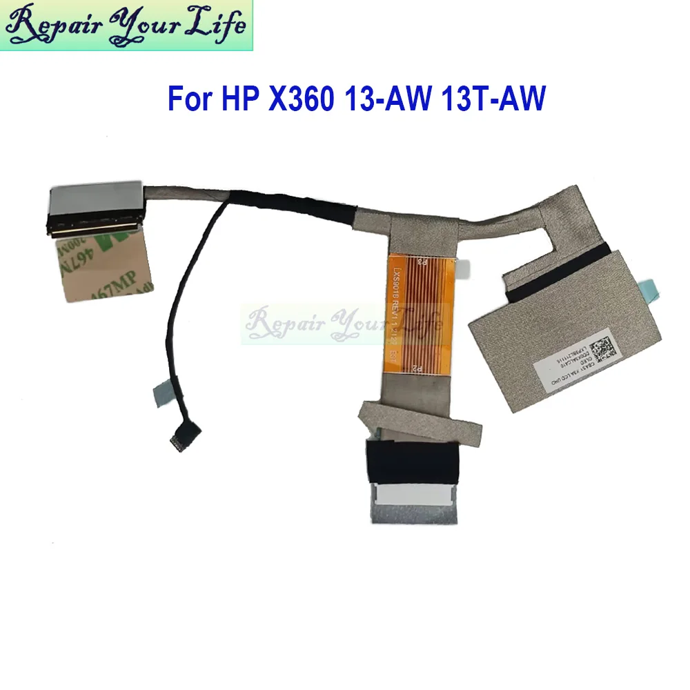 

LCD UHD 0LED Cable For HP Spectre x360 13-AW 13T-AW 13-AW0000 DD0X3ALC410 X3A 40pin Laptop LVDS FHD Screen Display Video Cables