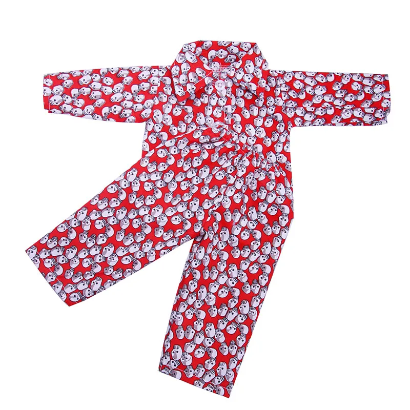 Ubranka dla lalek na Halloween dla lalek noworodków o wysokości 43 cm i akcesoria do sukienek dla lalek amerykańskich o wysokości 18 cali, ubranka dla niemowląt, prezent na Boże Narodzenie