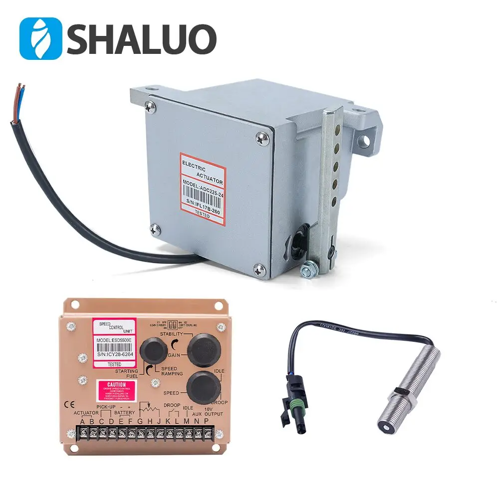 Electric Actuator ADC225 12V 24V Diesel Generator Engine Governor Set Speed Controller ESD5500E ESD5111 Pickup Sensor 3034572