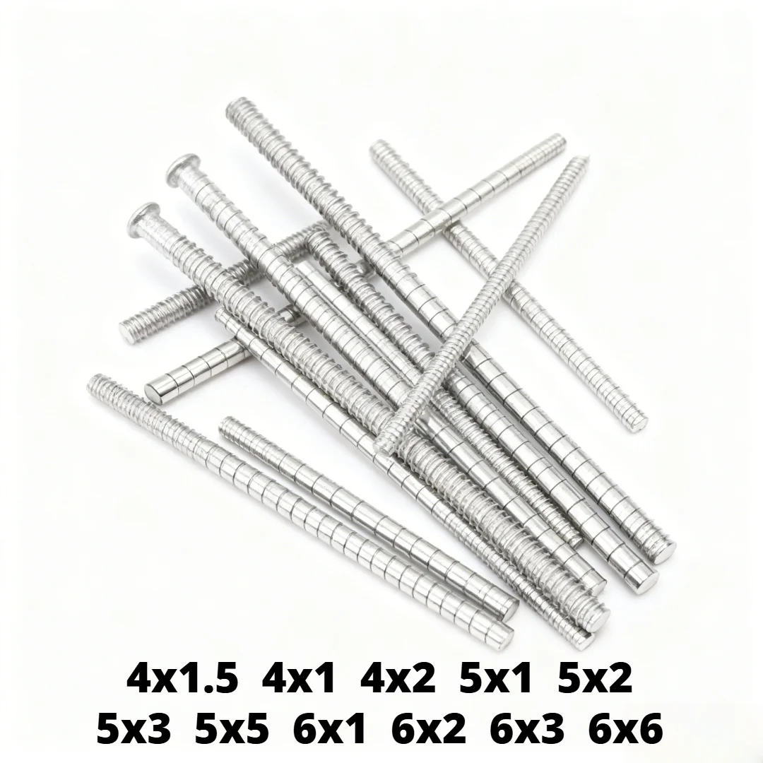 Super Strong Magnet N35 Round Magnetic NdFeB Powerful Neodymium Magnet imanes Refrigerator Magnets ﻿ 4x2 5x2 5x3 6x2 6x3 mm
