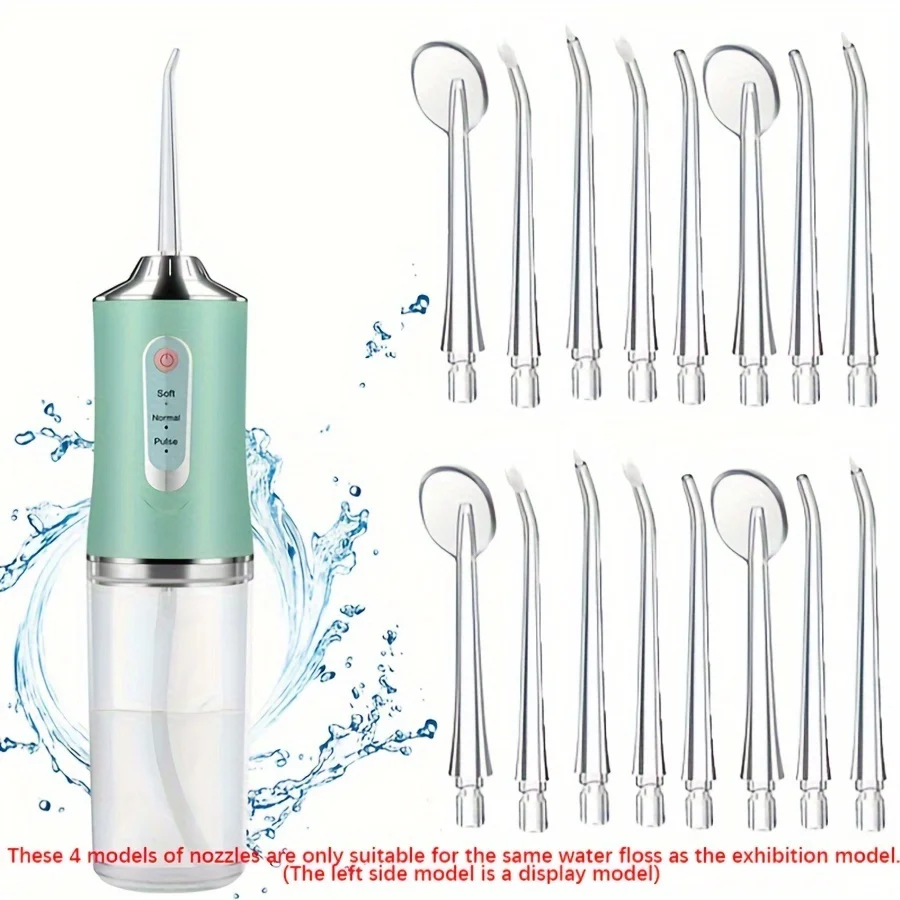 16 Pcs/Set Replaceable Oral Dental Nozzles For Oral Irrigator Dental Water Jet Mouthwash Flosser