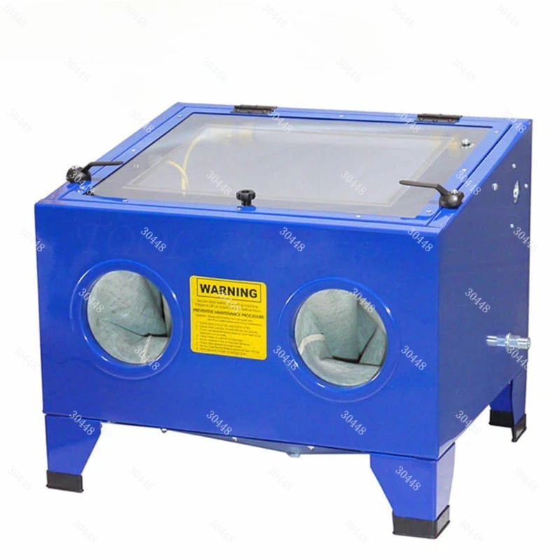 90L Vertical Small High-Pressure Sandblasting Machine High-Speed Rust Oil and Debris Removal Frosted Glass Engraving Peeling