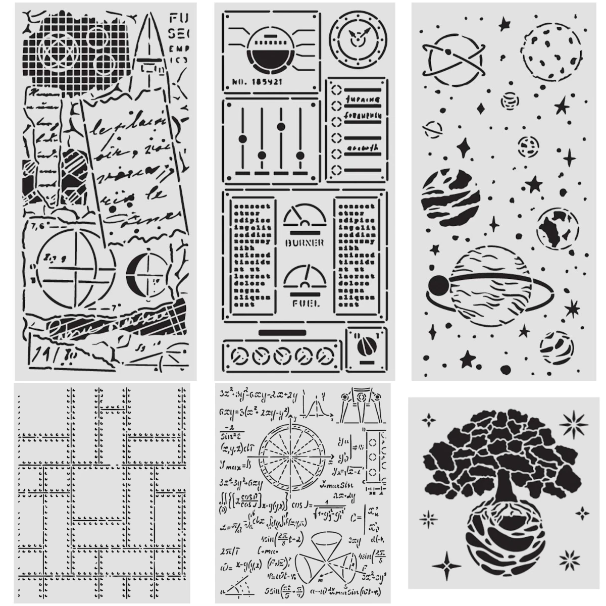 

Control Panel Notes DIY Drawing Template Painting Scrapbooking Paper Card Embossing Album Decorative Craft 2026 New