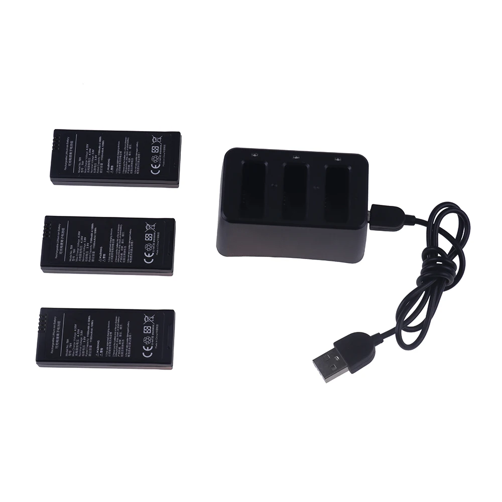 Batería de iones de litio de 3,8 v y 1100mAh, cargador para DJI Tello, accesorios de Batería de Vuelo