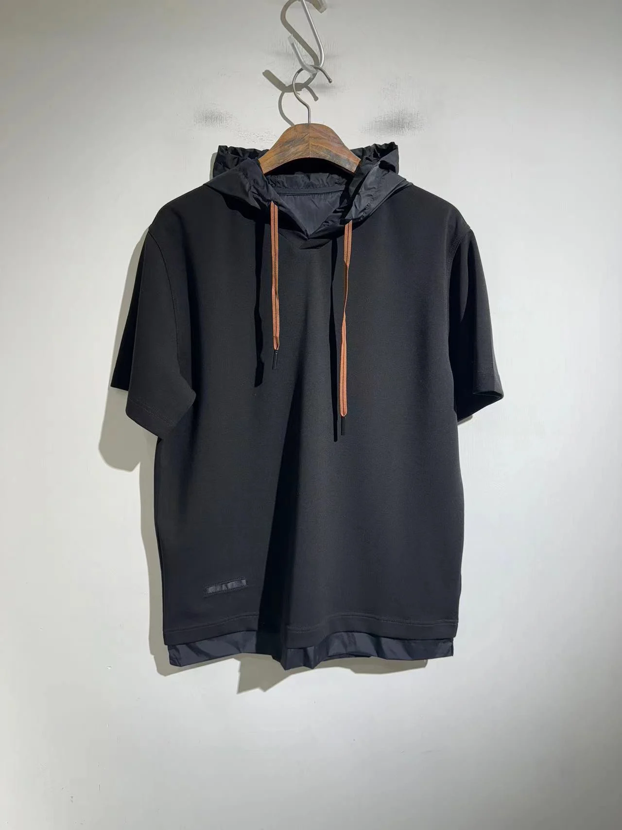 

Brand ZG TShirt For Men Casual Top With Hooded Casual Loose Fit Tops Men's T-Shirts