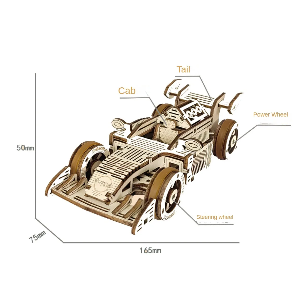 DIY Mechanical Race Cars Puzzles Assembling Building Blocks Set Models 3d Moveable Gear F1 Driver By Rubber Band for Teen Adults