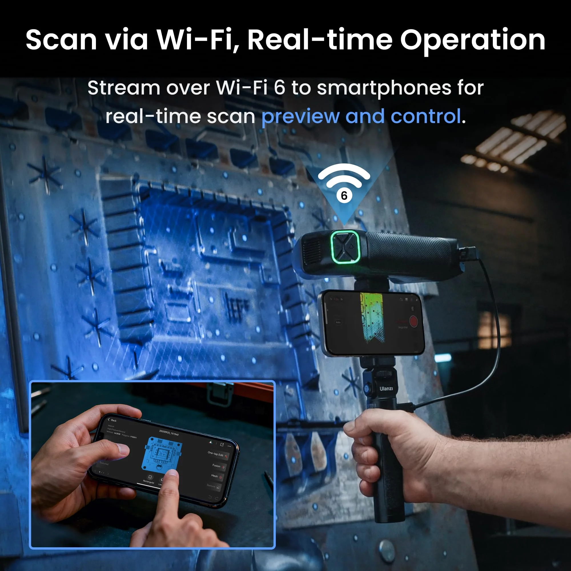 Revopoint MetroY Pro 3D Scanne - огляд і ціна Industrial Laser Printing