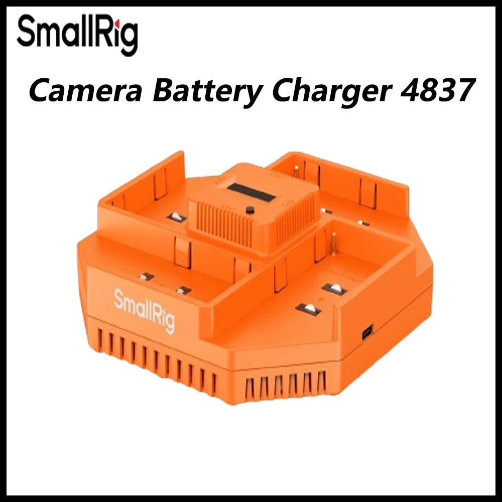 SmallRig NP-F 4-Channel Camera Battery Charging 100W Fast Charger for Sony NP-F970/F750/F550/F570 4837