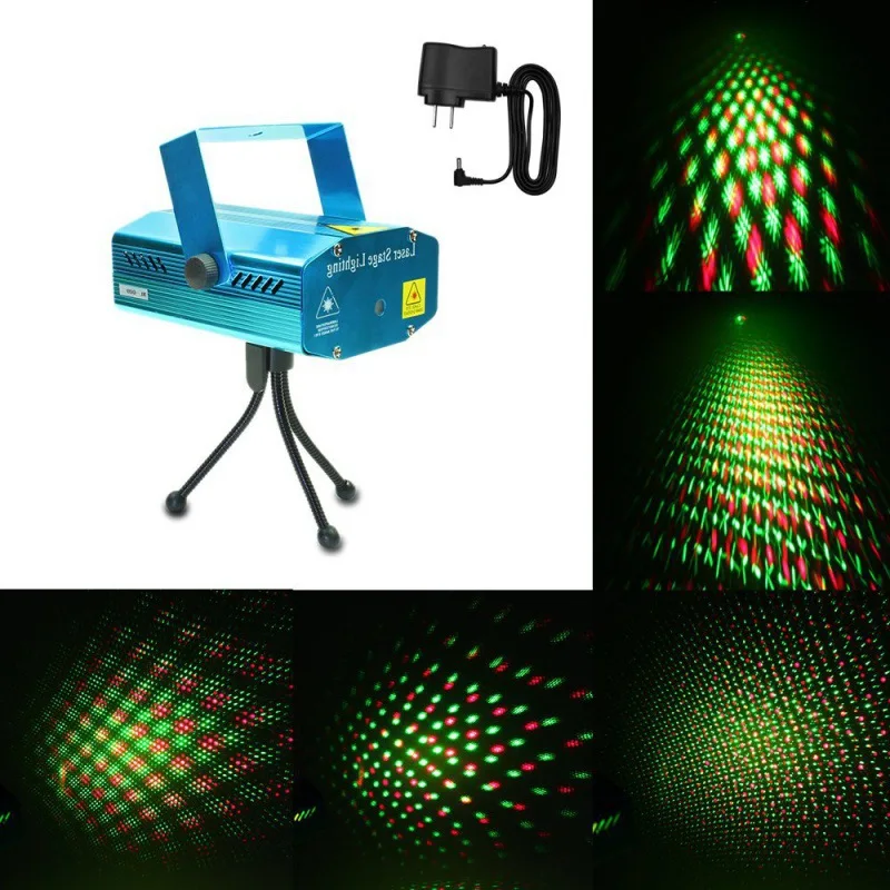 LED Red and Green Laser Stage Light Mini Laser Light Multi-specification Plug Stage Lighting Effect DJ Christmas Party