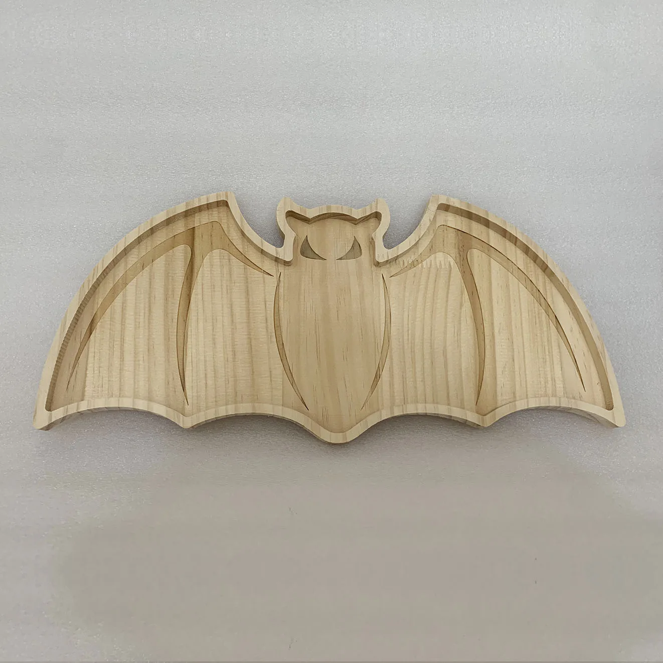 Halloween Gift Pumpkin Bat Cross Wooden Dinner Plate Halloween PumpkinPlate Decoration