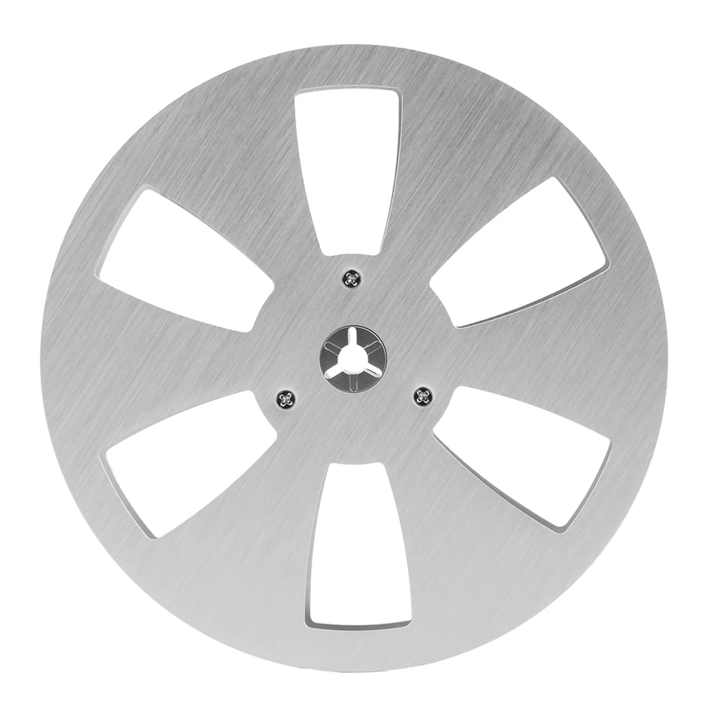 7-inch opening with seven-inch opening machine empty aluminum reel with 6 holes