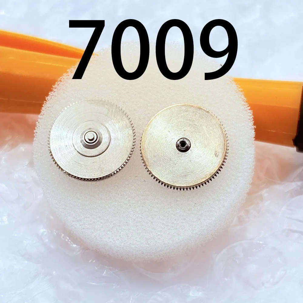 Accesorios para relojes: Piezas de desmontaje compatibles con el ensamblaje de resorte japonés 7009A, caja de resorte, resorte de bobinado, barra de eje de resorte.