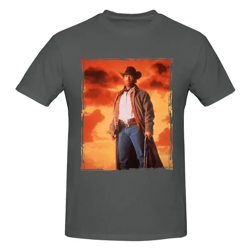 تي شيرت ووكر تكساس رينجر تشاك نوريس مع قميص غروب الشمس الجميل تي شيرت بوب طبيعي
