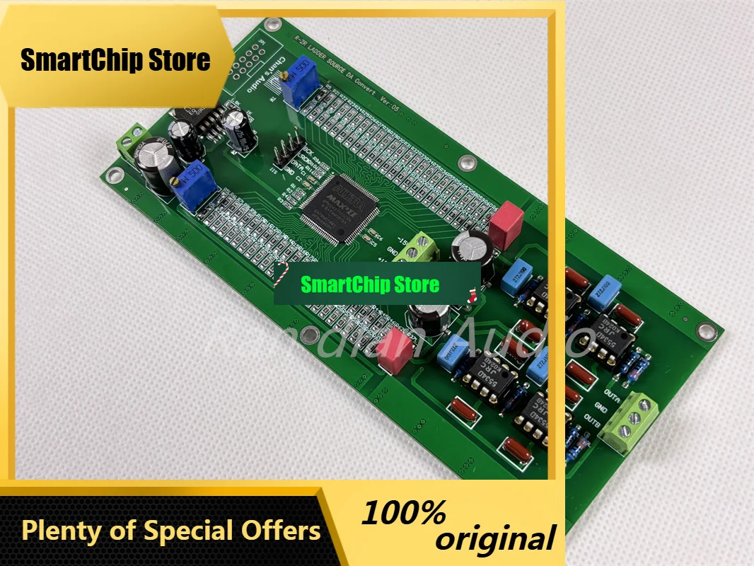 SmCpNew Upgrade 24bit R2r Dac Decoder Board ( Stereo Version. + 0v -15v