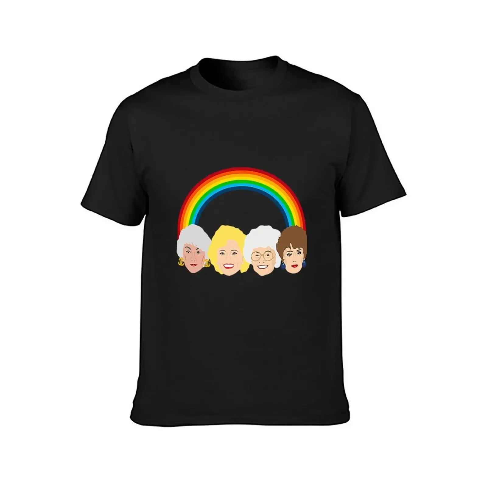 The Golden Girls LGBT Pride Rainbow T-Shirt essential t shirt hippie clothes customs design your own oversized anime shirts men