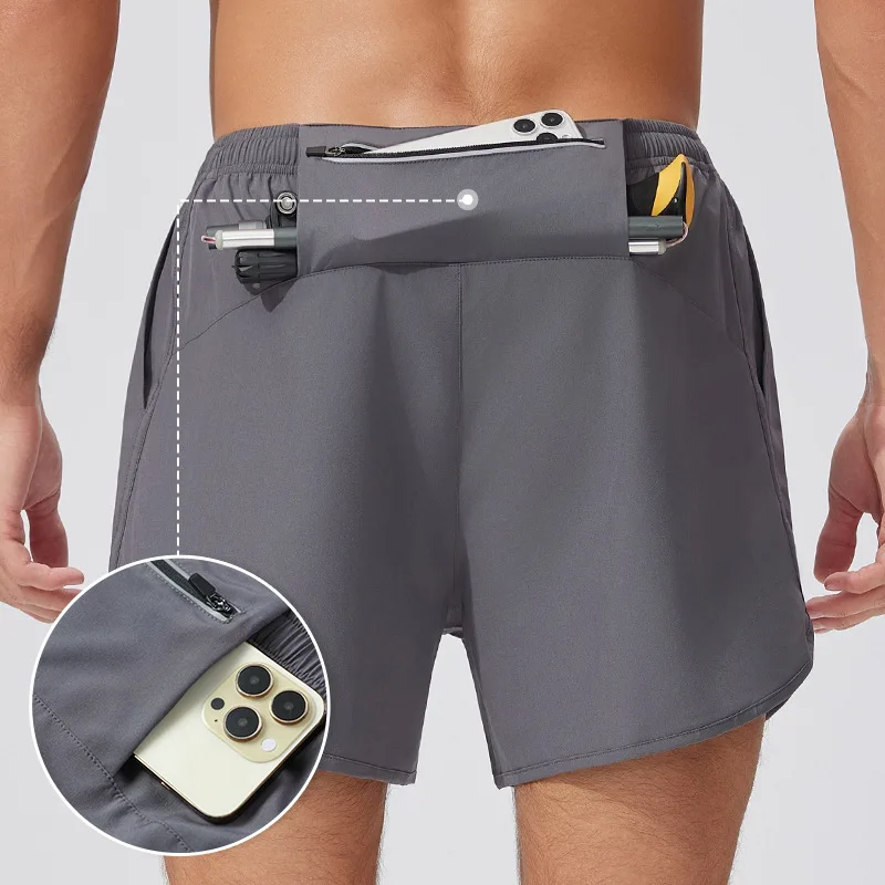 

Summer Men's Quick Drying Breathable Sports Shorts Outdoor Cross-country Running Fitness Track and Field Training Running Shorts