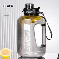 2.5L Large Capacity Water Bottle Big Belly Cup Sports Plastic Student Water Bucket Bottle Ton Cup Portable Space Ton Q8U8