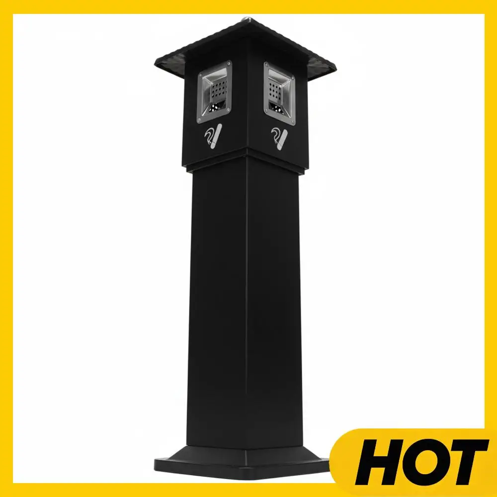 

Standing Cigarette Butt Disposal Waterproof Commercial Trash Receptacle Easy To Clean for Patio Shopping Center Office and Hotel