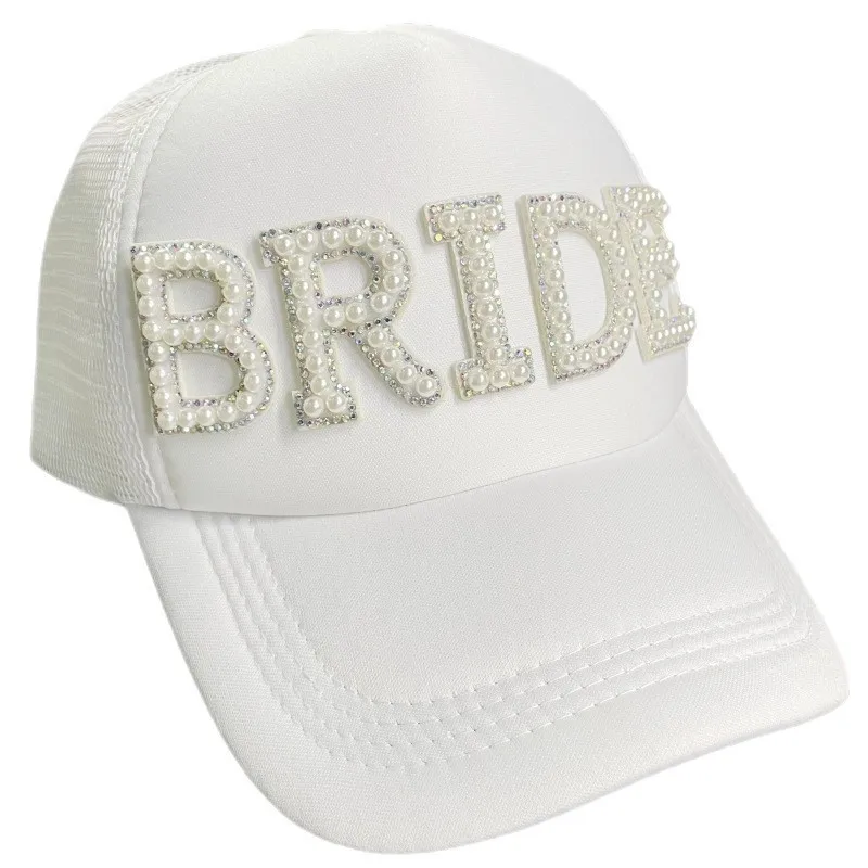 BRIDE/MRS/TRIBE/WIFE/MR Baseball cap Wedding decoration Bridal Shower Party supplies Honeymoon trip hat Creative wedding gifts