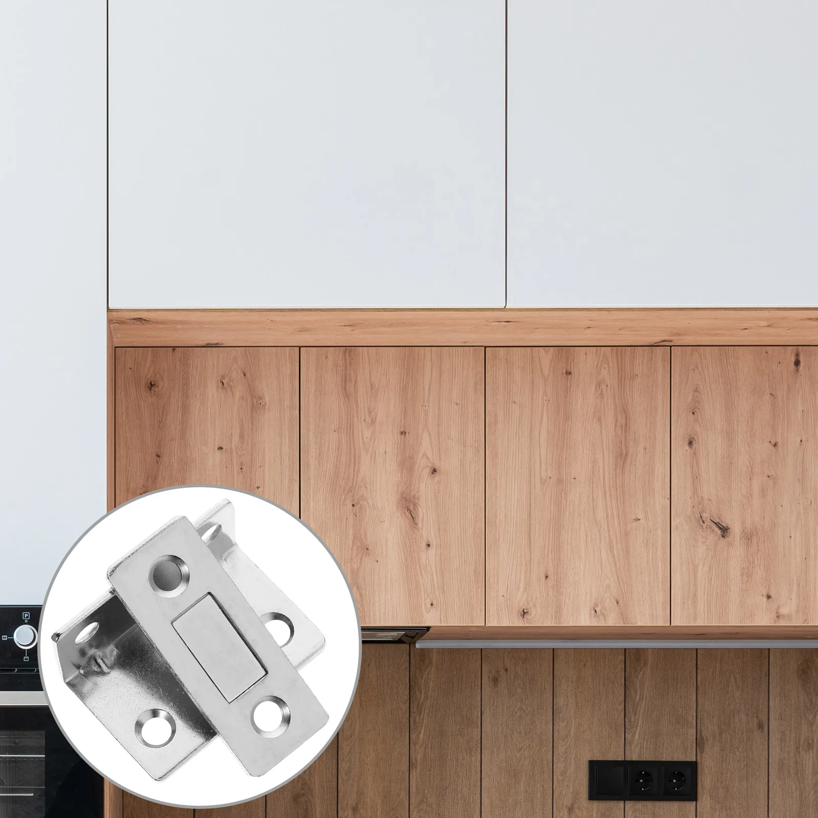 

6 set Magnetic Door Catch Ultra Thin Concealed Cabinet Closure Strong Hold No Drill Space Saving Furniture Accessory For Kitchen