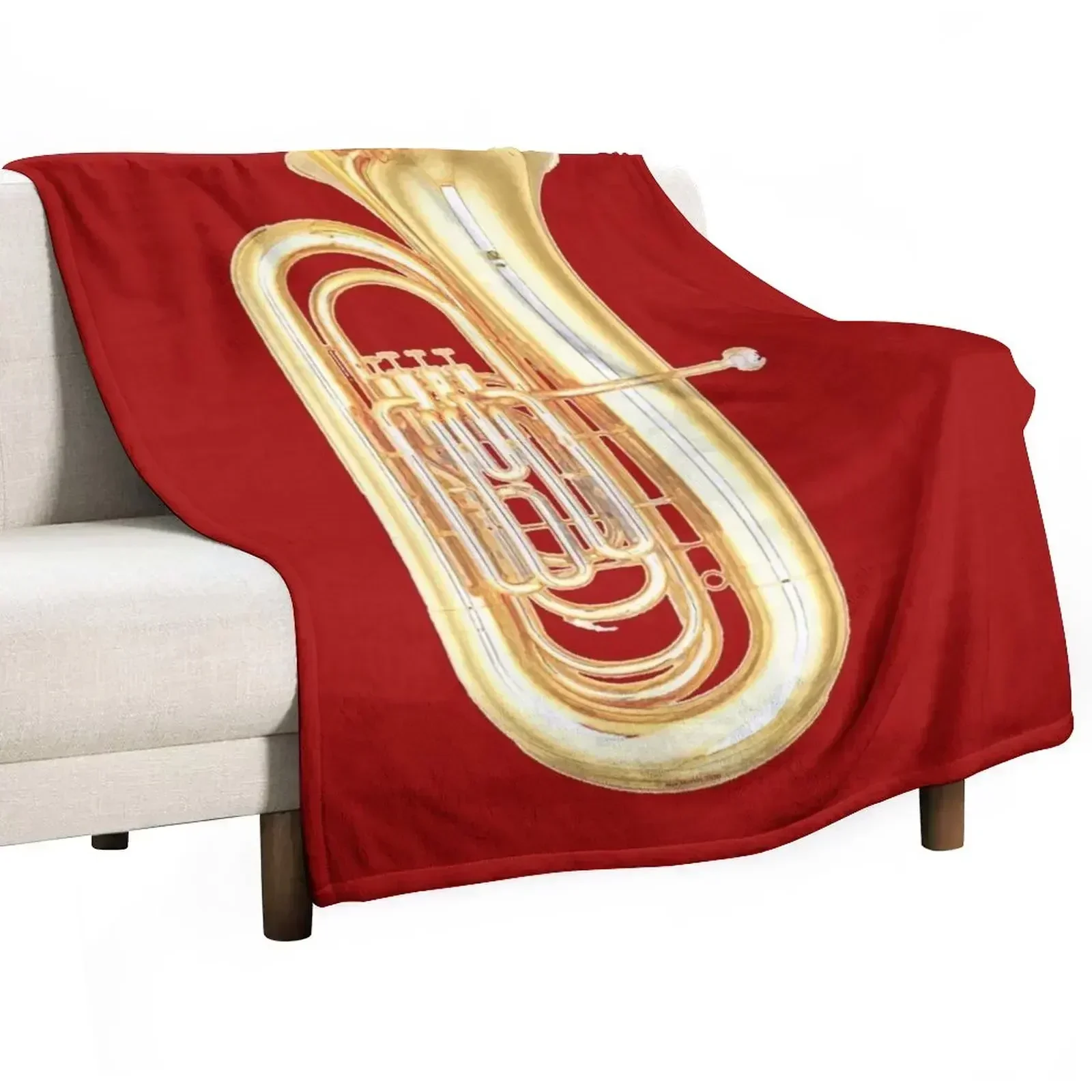 Tuba Toothpaste Throw Blanket Large Softest Blankets