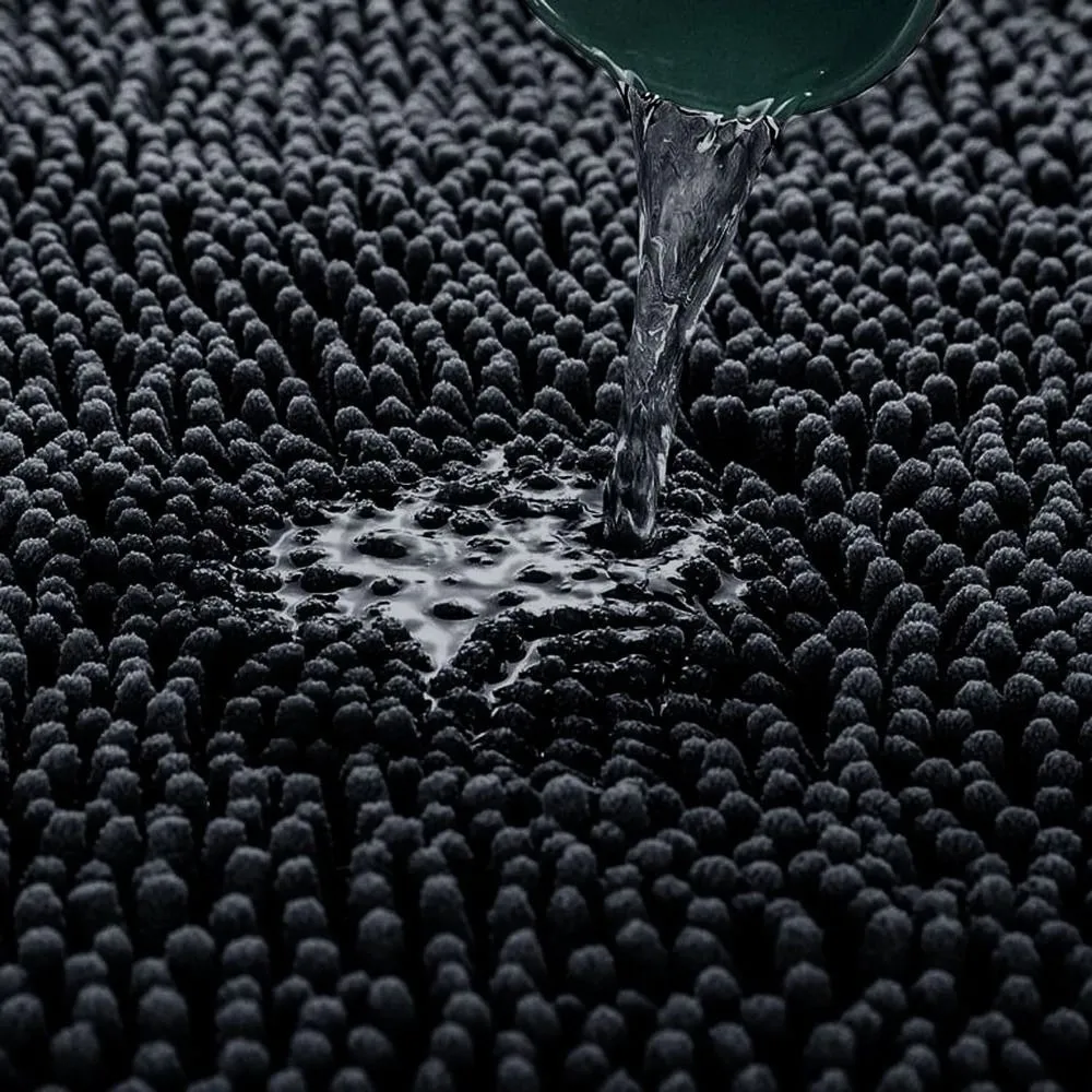 جديد 40*60 سنتيمتر حمام حصيرة مكافحة العفن الشنيل سوبر ماصة حمام حصيرة اضافية لينة آلة قابل للغسل الحمام السجاد #5