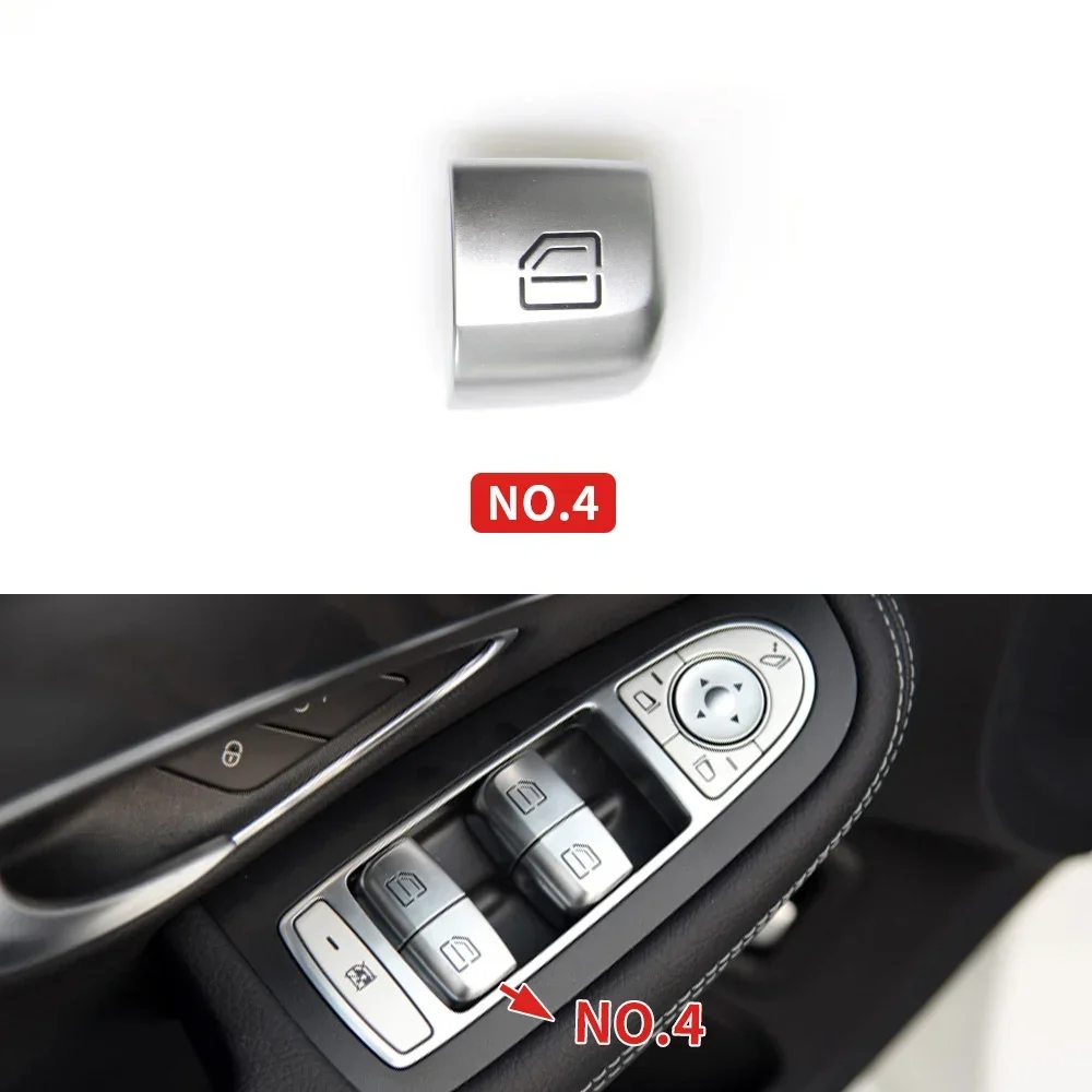 For Mercedes Benz EQC 2020-2022 Car Master Passenger Door Window Switch Button W205 W253 W213 W293 6