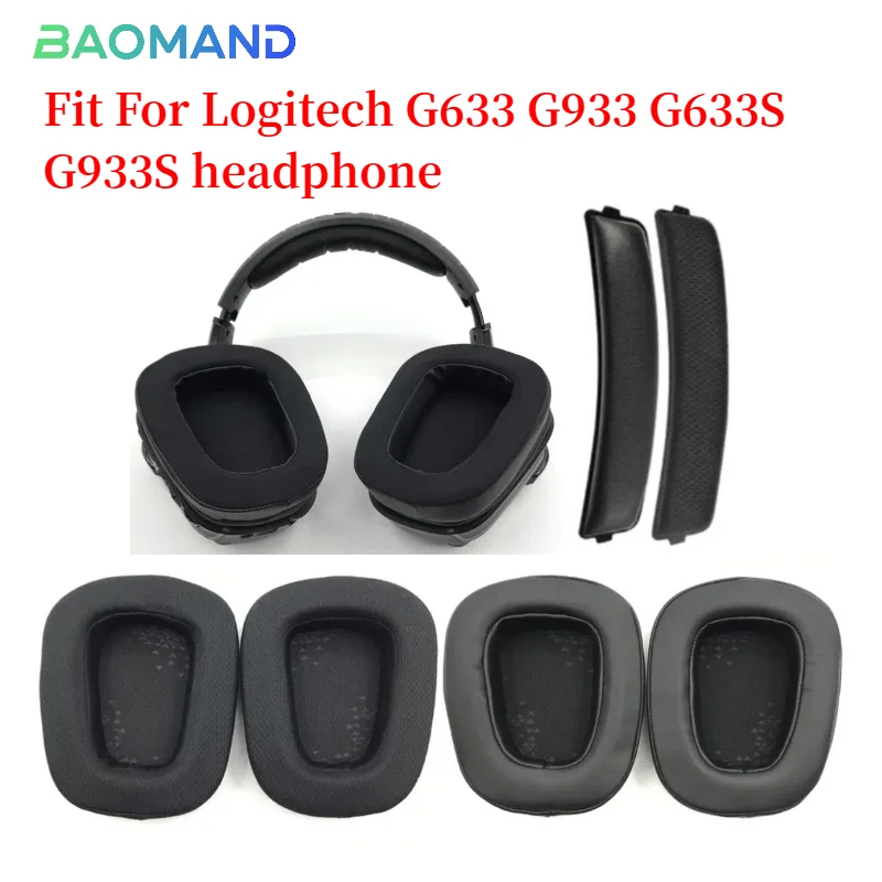 

Ear Pads For Logitech G633 G933 G633S G933S Headset Ear pads Cushion Replacement Covers Accoriess