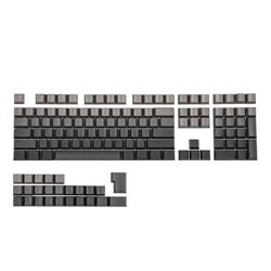 EPOMAKER Smokey Grey 133-Key Double-shot Side-printed PBT Cherry Profile Keycap Set for ANSI Mechanical Gaming Keyboard