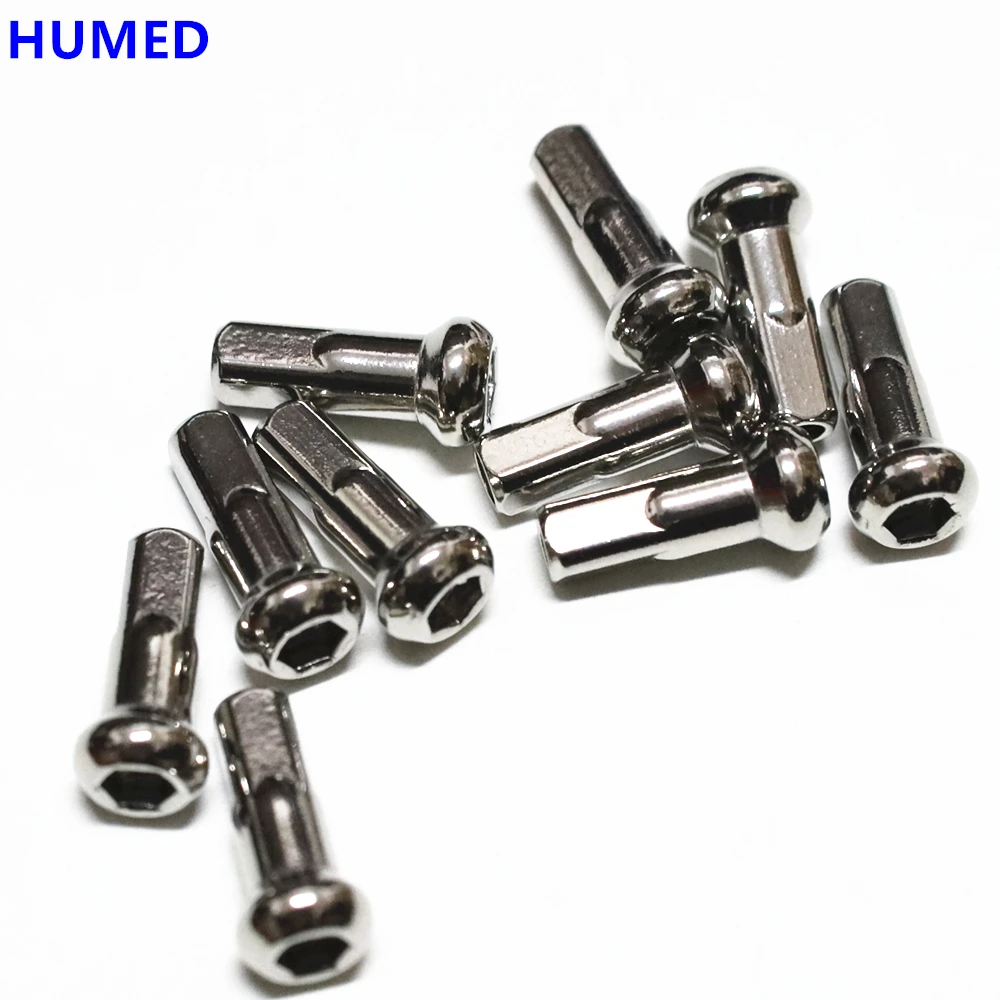 

High-quality 304 stainless steel 9G bicycle Nipples Hexagon Tail E-Motorcycle BIKE Wheel Spoke Use Nuts 36pcs/lot