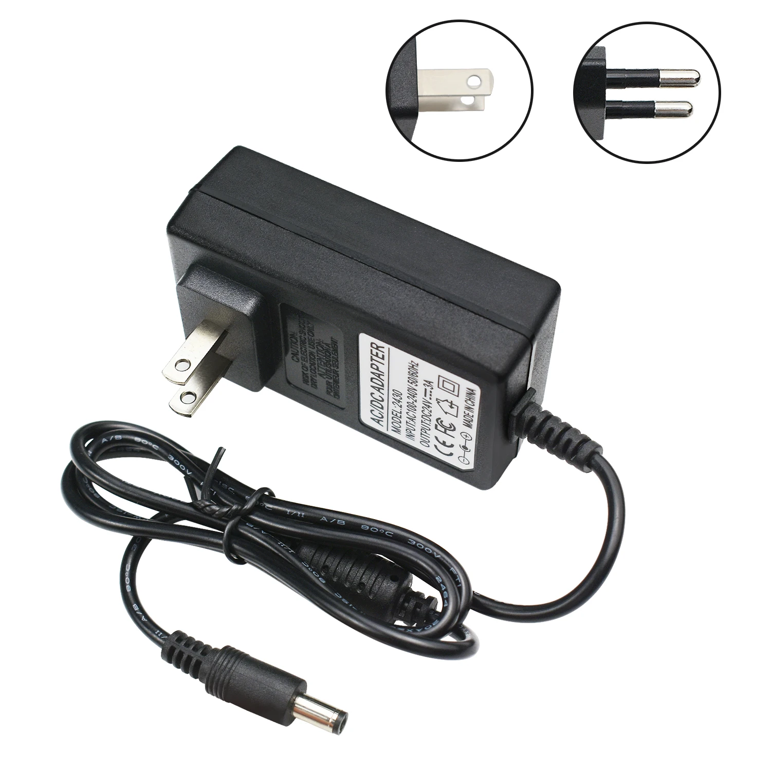 Universal Power Adapter AC 110-240V To DC 5V 12V 24V 1A 2A 3A 5.5*2.1mm EU US AU UK Power Supply Charger for LED Strip Light TV