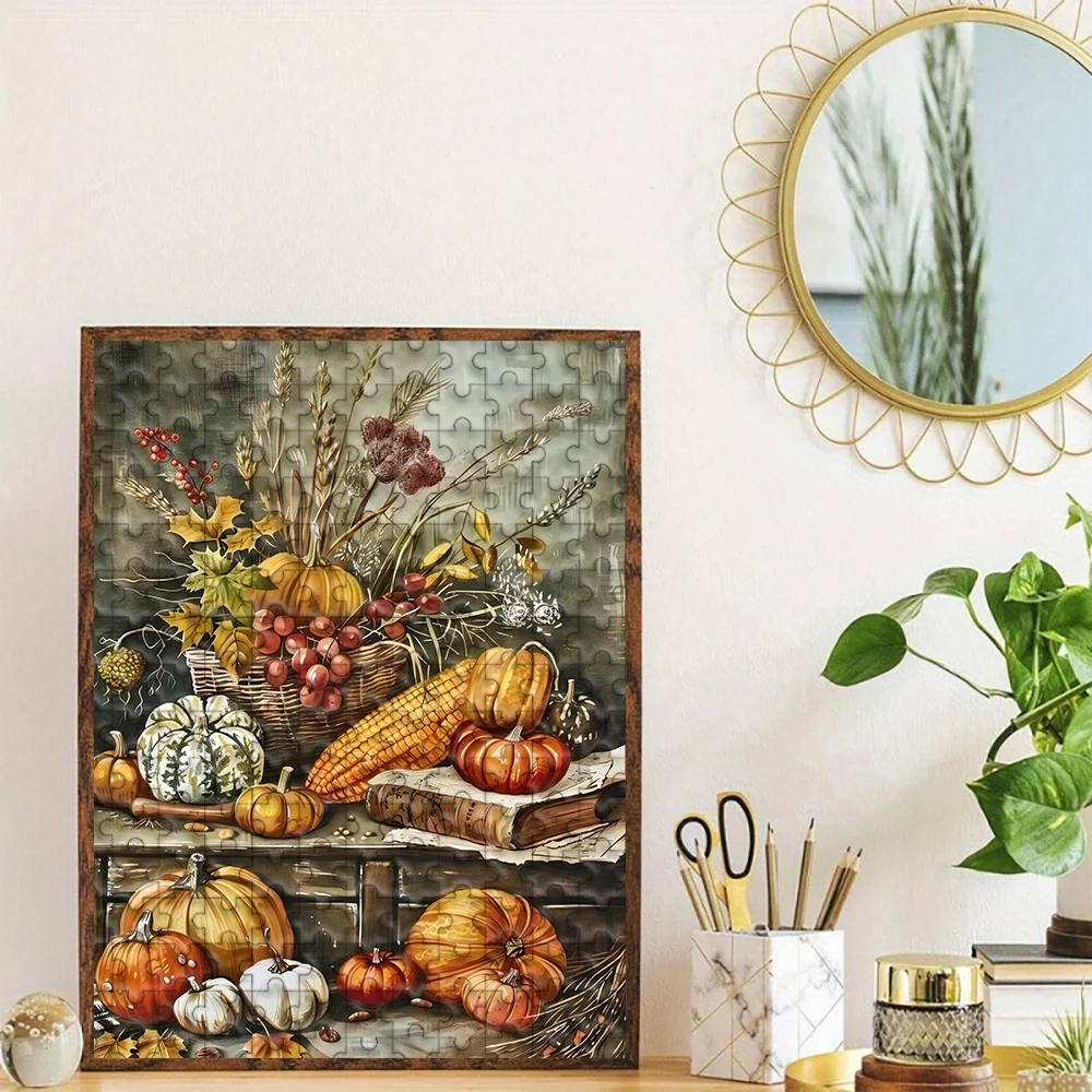 500/1000pcs Adult Puzzle | High-Quality, Stress-Relieving Fun Family Game, Ideal for Birthdays, Christmas, Halloween, and Gift