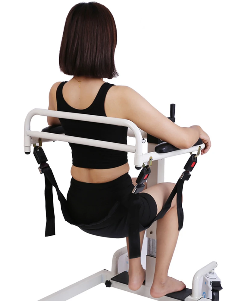 Manual Lift Shift Machine Bed-Ridden Lifting Elderly Disabled Paralyzed Patient Bed Wheelchair Transfer Lifter Toilet Chair