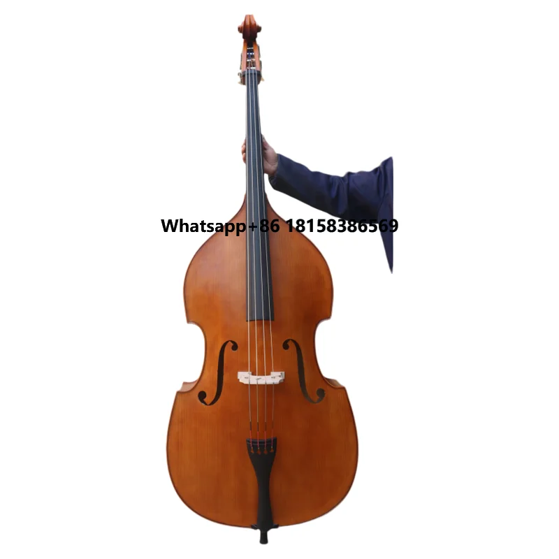 

Handmade Double Bass D002 Solid Wood Brazil Wood Cello Adults Children Spruce Maple Beginner Musical Instrument Practice Playing
