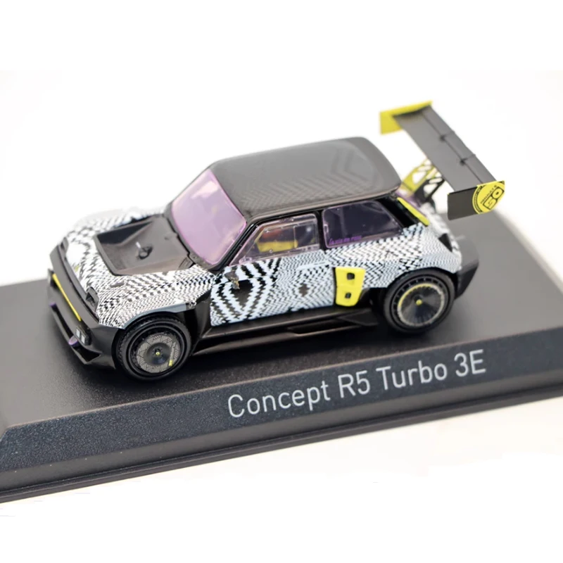 

Diecast Original 1:43 Scale R5 Turbo 3E Alloy Model Simulation Decoration Hobbies Souvenirs Gifts Collection Static Display