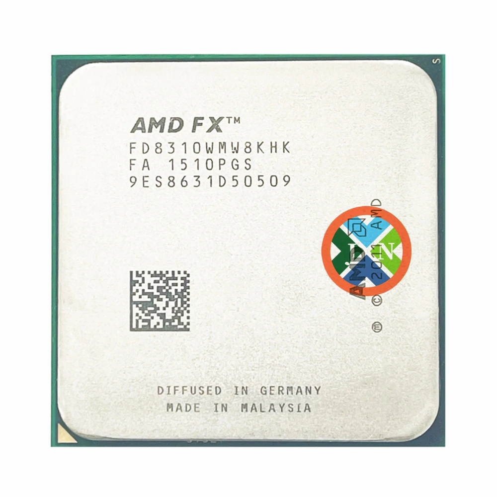 AMD FX-Series FX-8310 FX 8310 3.4 GHz Eight-Core CPU Processor FD8310WMW8KHK Socket AM3+