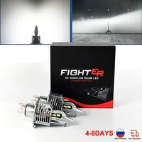 Faros LED H4 de alta calidad, bombillas 9003 HB2 de 12V, 24V, 80W, 16000LM, para faros LED de coche, diodos, Luz De Carretera, Chips de grado automático