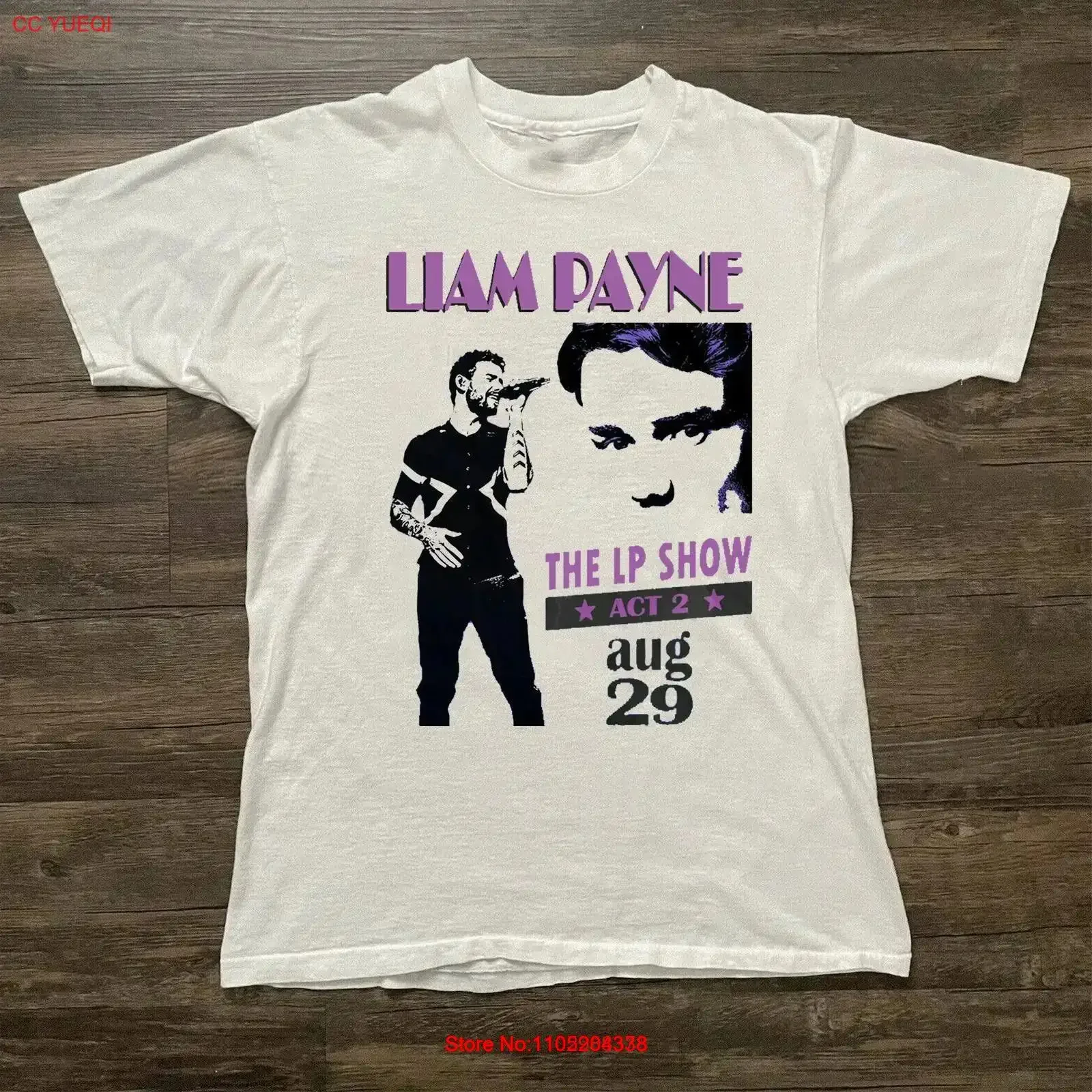 

Liam Payne Singer Tour Music T Shirt Cotton vintage Washed Unisex fashion Breathable Stretched streetwear Comfortable Slightly