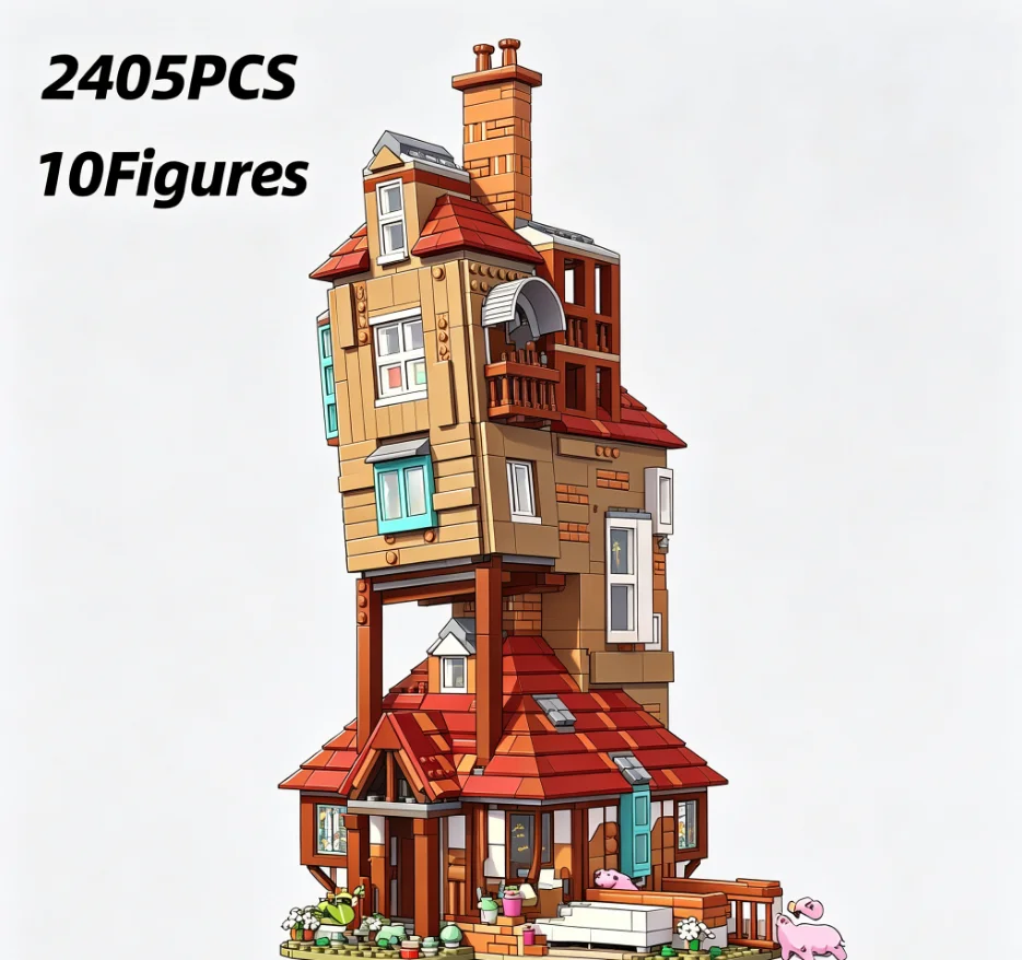 S New Arrival  2405Pcs The Model Kit Bricks Toys For Burrow Building Blocks Christmas Adult Birthday Christmas GiftA