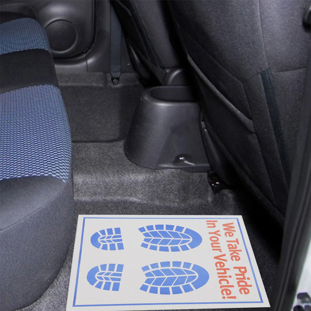

60 Pcs Car Paper Mats Floor Blue Decorate Kraft Bling Accessories Interior along with