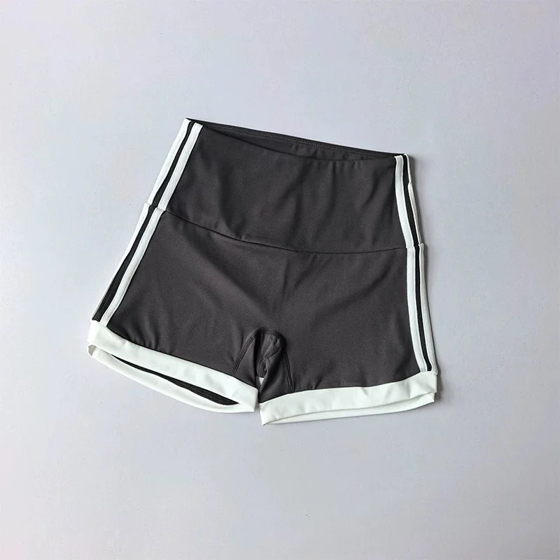 Damen High-Waist Scrunch Butt Yoga-Shorts, atmungsaktiv, Bauchkontrolle, Anti-Squat, Pilates, Fitness, Workout, Biker-Shorts – Detail 8